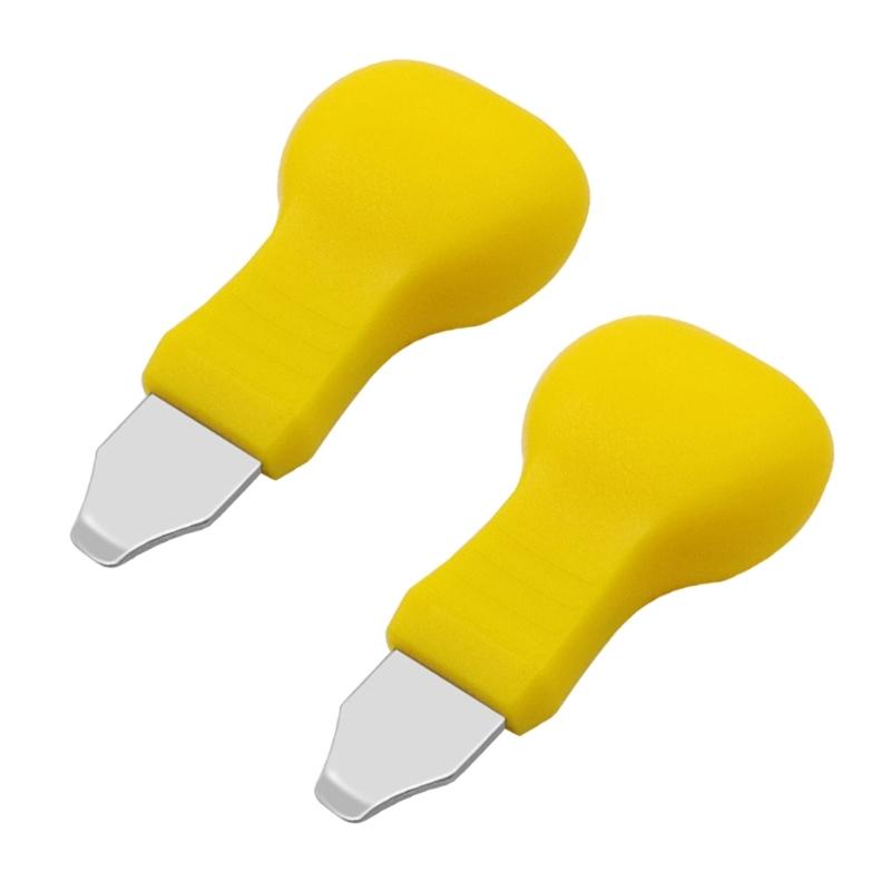 

2Pcs Multifunction Watch Prying Cutter Watch Case Opener Steel Back Cover Remover for Nut Hard Shell Repair Tool