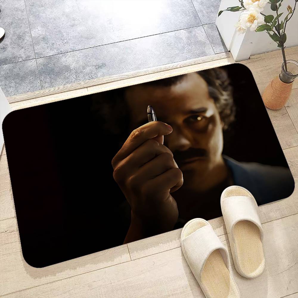 Narcos TV Pablo Escobar Floor Mat Non-Slip Laundry Room Mat Laundry Decor Balcony Child Living Room Bedside Mats