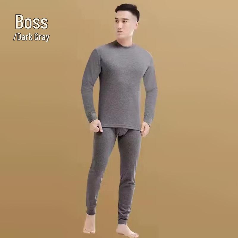 Men's Extra Thick Fleece Lined Thermal Underwear Set - Heat Retaining and Cold Resistant Long Johns for Autumn and Winter.