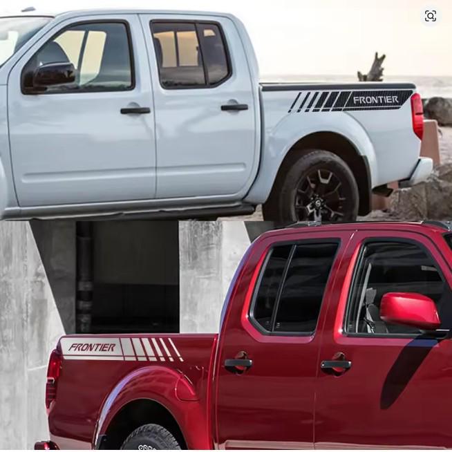 Nissan Frontier NP300 Rear Trunk Side Stickers - Car Graphic Decoration