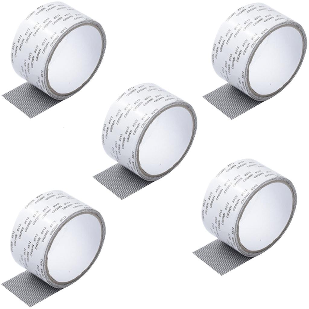 1/3/5PCS Strong Adhesive Window Screen Repair Tape Fiberglass Screen Tape Mesh Repair for Covering Doors Mesh Cage Tears Holes