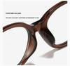 Brown Cat-Eye Acetate Frame with Myopia & Blue Light Prescription Lenses