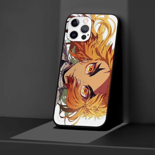 

Чехол аниме «Убийца демонов» для Apple Iphone 14 11 13 12 Pro Max Xr 7 8 + Se 2020 Xs 6 6s Plus 5 5S, черный силиконовый чехол для телефона iPhone 11 Pro