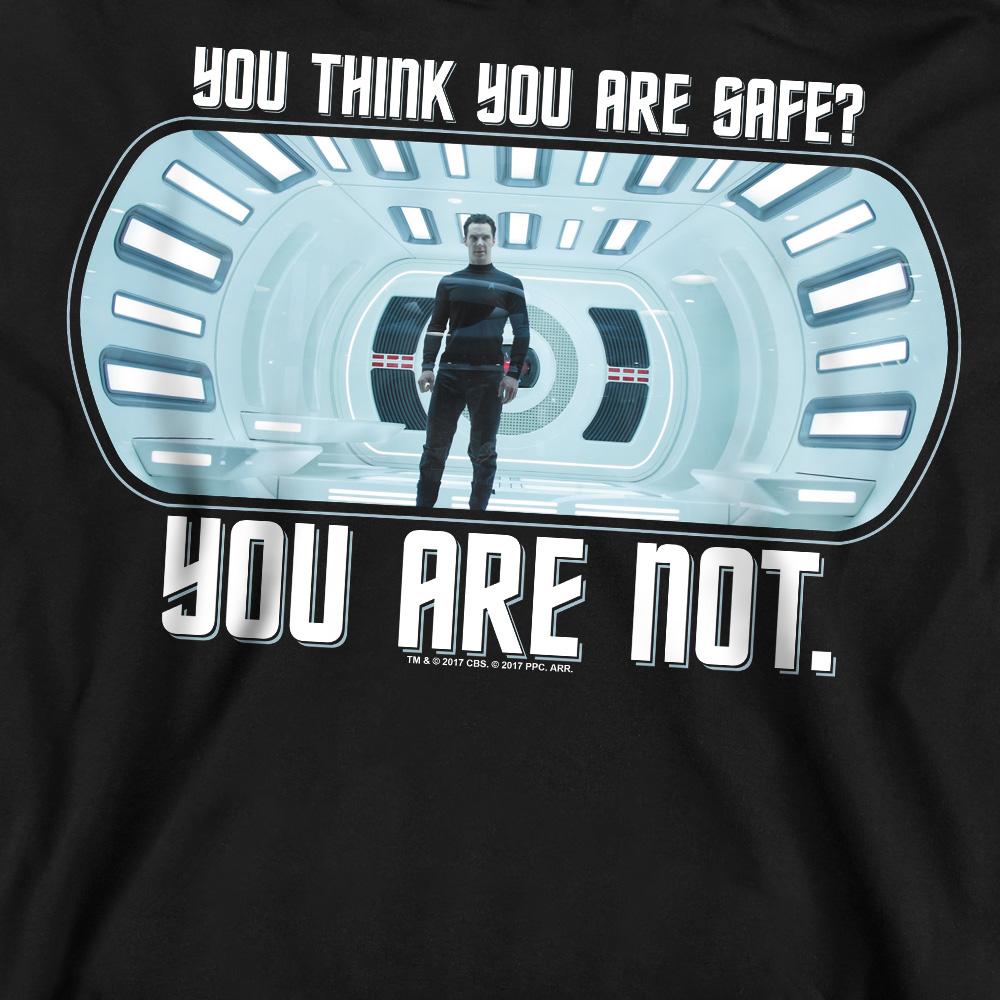 Star Trek: Into Darkness Unisex Adult Not Safe Sweatshirt