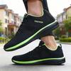 Men Running Walking Knit Shoes Fashion Casual Men Sneakers Solid Color Minimalist Breathable Athletic Lightweight Running Shoes