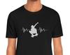 Skater T-Shirt, Skateboarding T-Shirt, Skater Gear, Heartbeat T-Shirt, Sport T-Shirt, Skater Gifts, Skater Gift Ideas