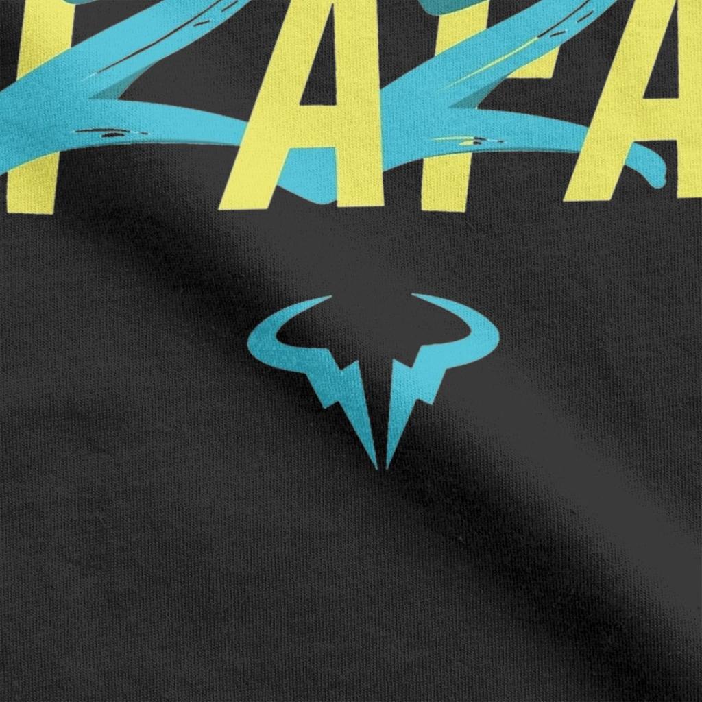 RN Rafa Tennisspieler Logo T-Shirts Herren Damen 100% Baumwolle T-Shirts Rundhals Rafael Nadal T-Shirt Kurzarm Kleidung Bedruckt