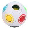 Educational Learning Rainbow Ball Stress Reliever Toy Football Cube Toy for Children Kids