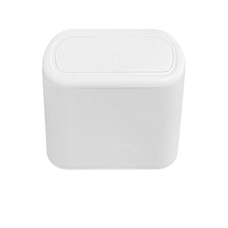 Hanging Car Trash Can Vehicle Garbage Dust Organizer Dust Case Storage Box Car Mini Pressing Trash Bin Auto Interior Accessories