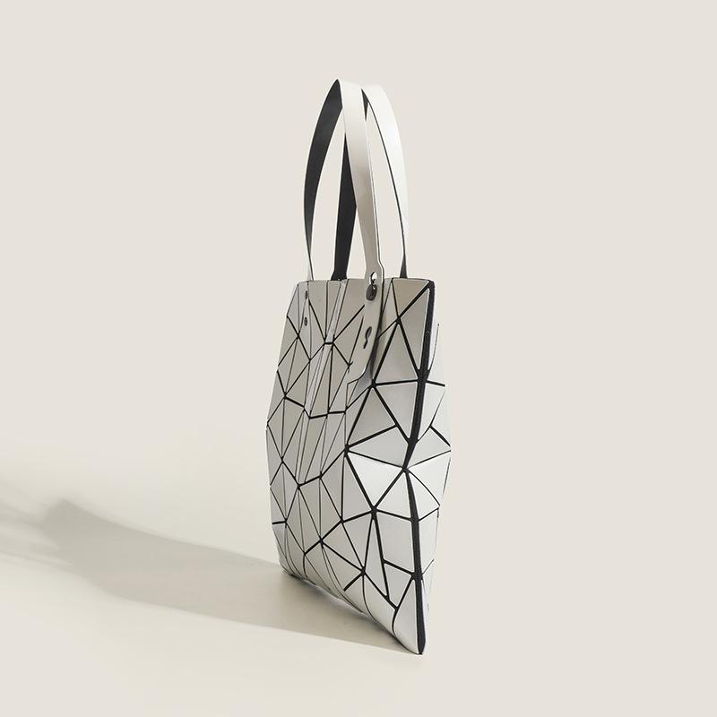 Frühling und Sommer Neue Mode Sechs-Fächer Umhängetasche Rhombus Faltbare Geometrische Tasche Vielseitige Rhombus Tragbare Tragetasche