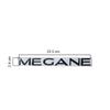 MEGANE Letters Trunk Emblem Car Stickers For MEGANE 1 2 3 4 MK1 MK2 MK3 MK4 RS Exterior Accessories