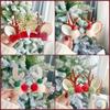 Christmas Antler Hair Clips Pendants Xmas Ornaments Merry Christmas Decor Gift for Girl Elk Hair Accessories Happy New Year