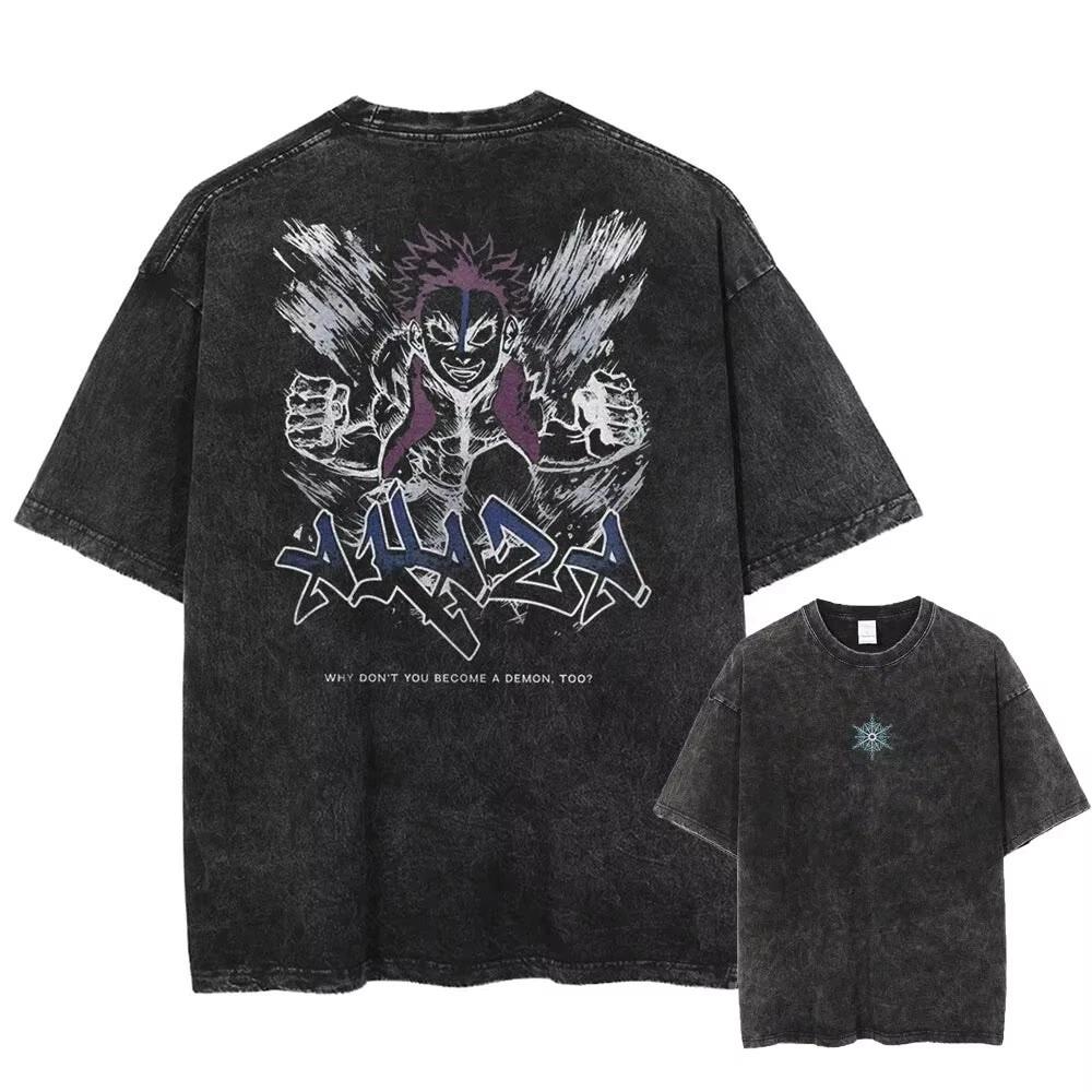 Demon Slayer Akaza Anime Manga T-Shirt Tee Undershirt 100% Cotton Cotton 2XL