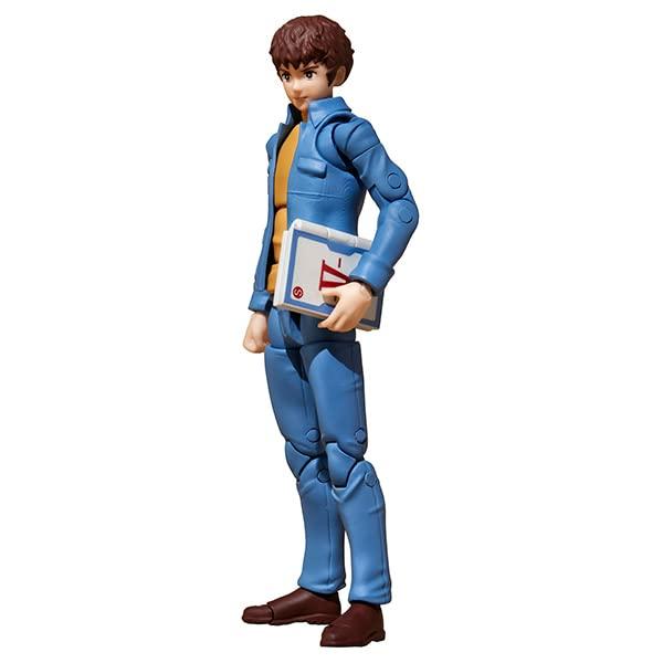 Military Mobile Suit Gundam Earth Federation Forces 07 Amuro Ray Frau Bow 100mm PVC Painted Action Figure G.M.G (Gundam Generation) & Approx.