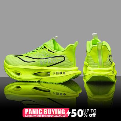 Chaussures de Course Plaque Carbone Spécialité Marathon Homme Sports Respirant Léger Femme Confortable Athlétique Antidérapant Baskets
