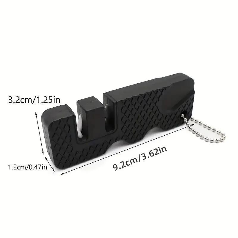 1 ks Malá Mini Venkovní Přenosná Ořezávátko na Nože Dvě Manuální Keramická Ořezávátka na Nože Kuchyňské Nástroje Brusný Kámen