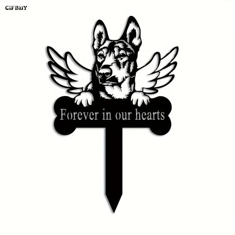 Personalized Pet Memorial Metal Heart Ornament Christmas Keepsake Gift