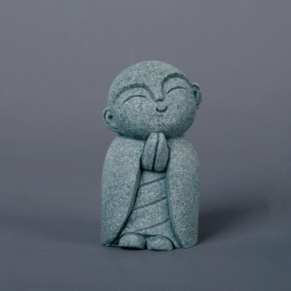 Creative Japanese Miniature Buddha Statue Exquisite Durable Buddha Sculpture Ksitigarbha Buddha Figurine Table Decor