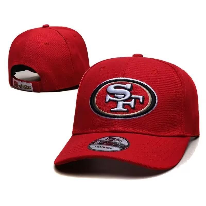 Unisex Embroidered Flat Brim Baseball Cap NFL Team Style Outdoor Sun Hat