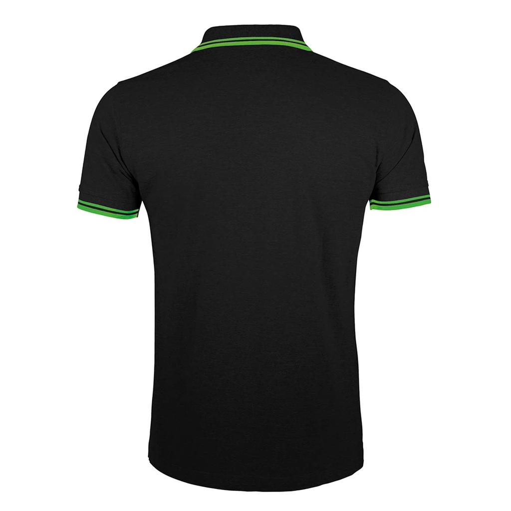 SOLS Mens Pasadena Tipped Short Sleeve Pique Polo Shirt