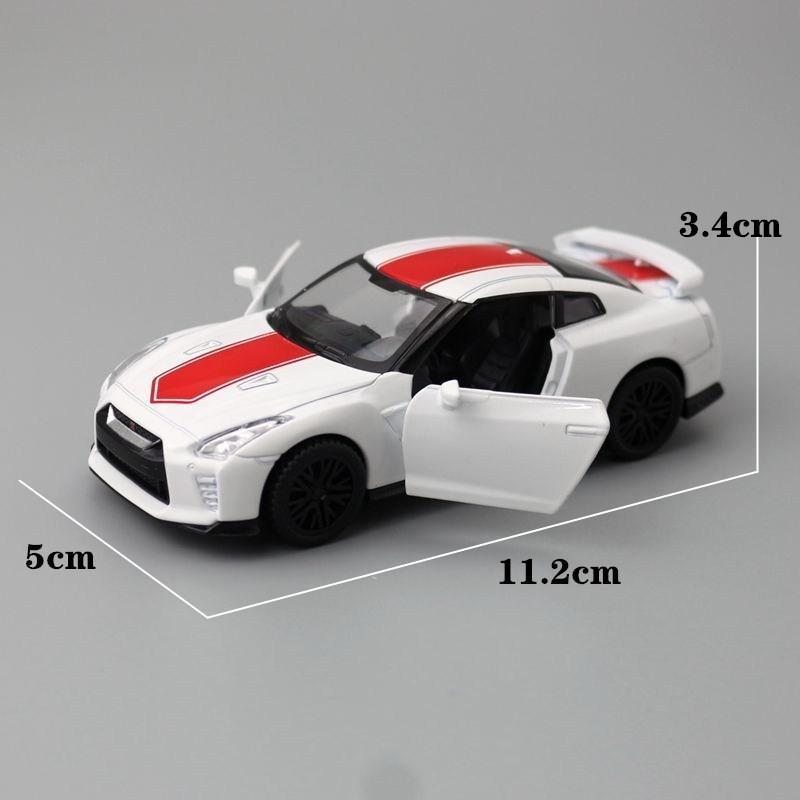 

Alloy Gtr Car Model With Inertia Drive For Kids Recreation And Hobby Use