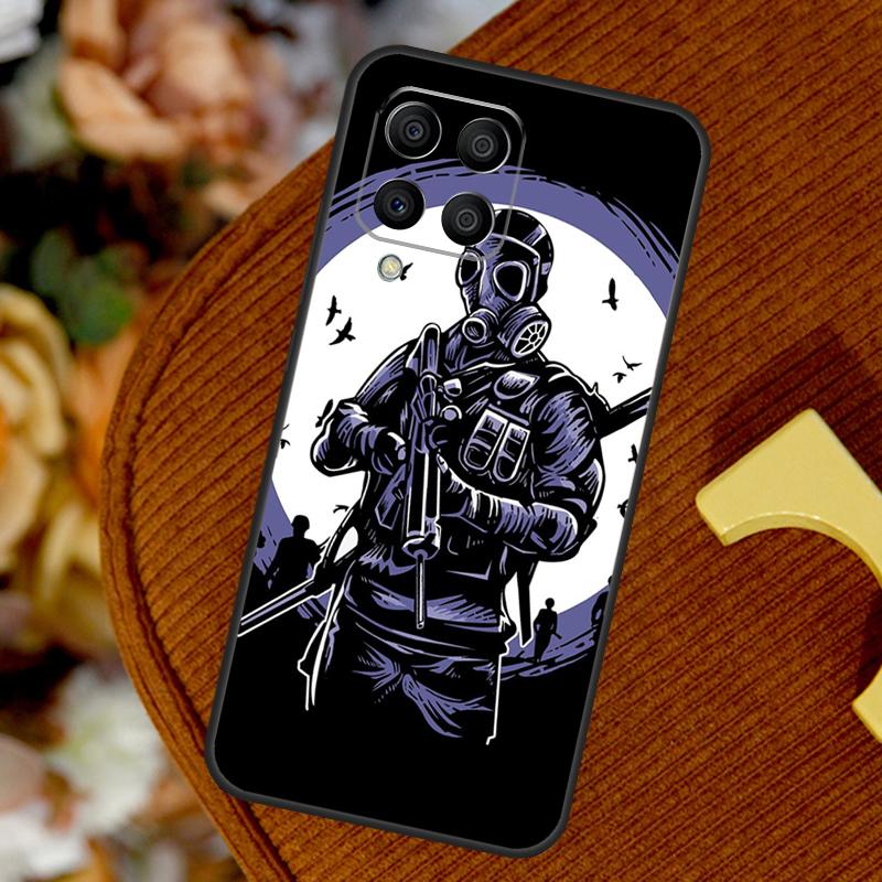 Gas Mask For Samsung Galaxy M32 M52 M12 M55 M15 M13 M23 M33 M53 M20 M21 M51 M34 M54 M30s M31s Case