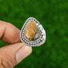 Mothers Day Sale Mookaite Stone Sterling Silver Stackable Art Deco Ring Jewelry