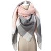 Eșarfă de Damă Toamnă Iarnă Carouri Caldă Cașmir Eșarfe Șaluri Brand de Lux Bandană pentru Gât Pashmina Îmbrăcăminte Wrap pentru Doamnă