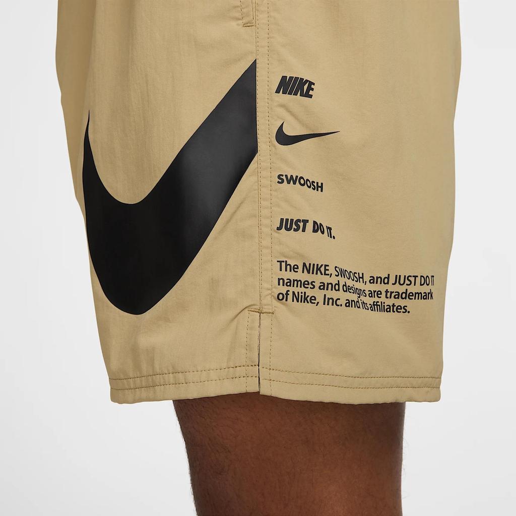 Nike Swim Breaker Comfortable Trendy Low Waist Sports Shorts Men Shorts Parachute-Beige NESSF508-241
