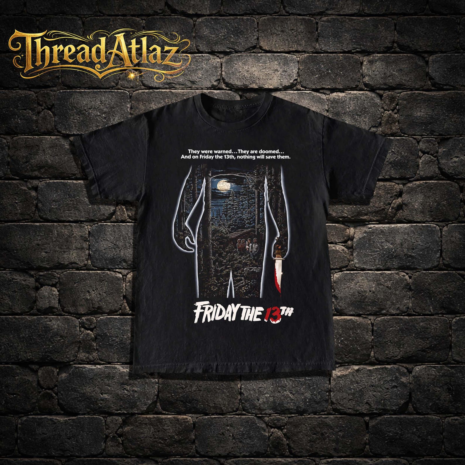 Friday the 13th Bloody Lake Vintage Tee | Horror Movie Shirt 4XL