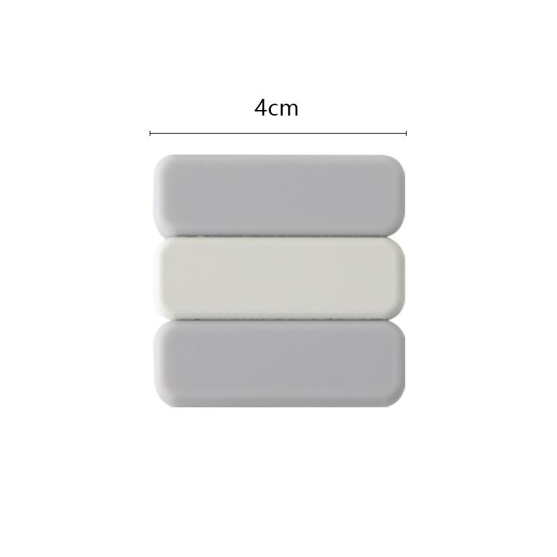 Silikon Anti-Kollisions-Pads, Badezimmer Glastür Puffer-Pads, Türgriff Anti-Kollisions-Aufkleber ohne Löcher