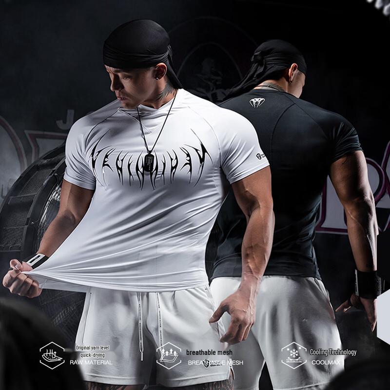 Monster Guardians Men s Slim Fit Quick-Dry Sports T-Shirt L