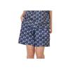 MLB New York Yankees All Over Logo Mid Rise Denim Casual Shorts Unisex Shorts Navy-Blue 3ASMM0243-50NYS