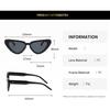 Vintage Brand Designer Triangle Cat Eye Sunglasses Women Sun Glasses For Men Trend Punk Fashion Luxury Rivet Sexy Ladies Shades