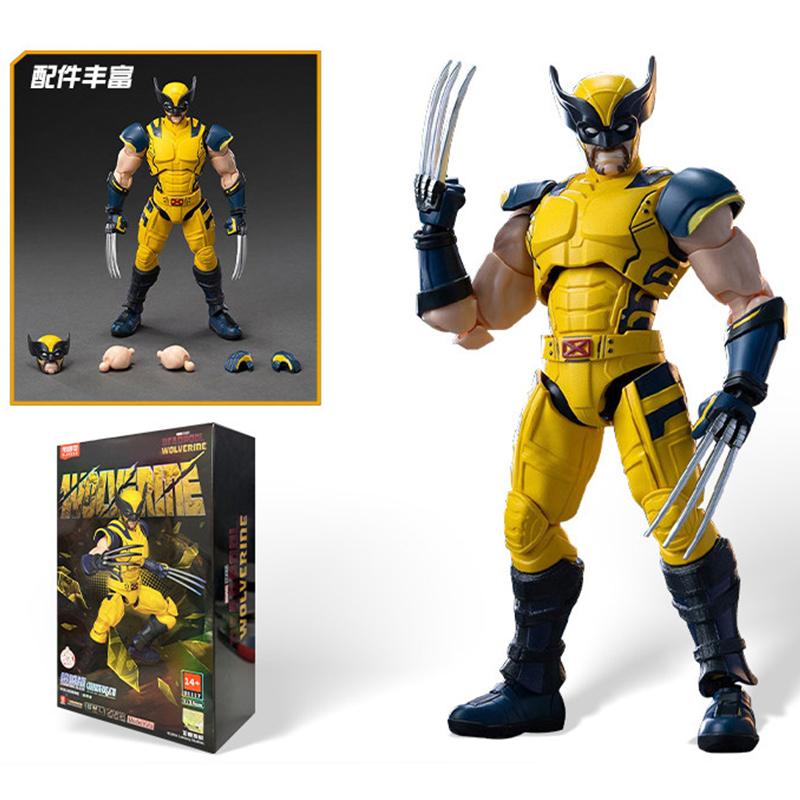 Spider Man Venom Peni Parker Wolverine Deadpool  CHAMPION CLASS Version Action Figure Assembled Toys Gift
