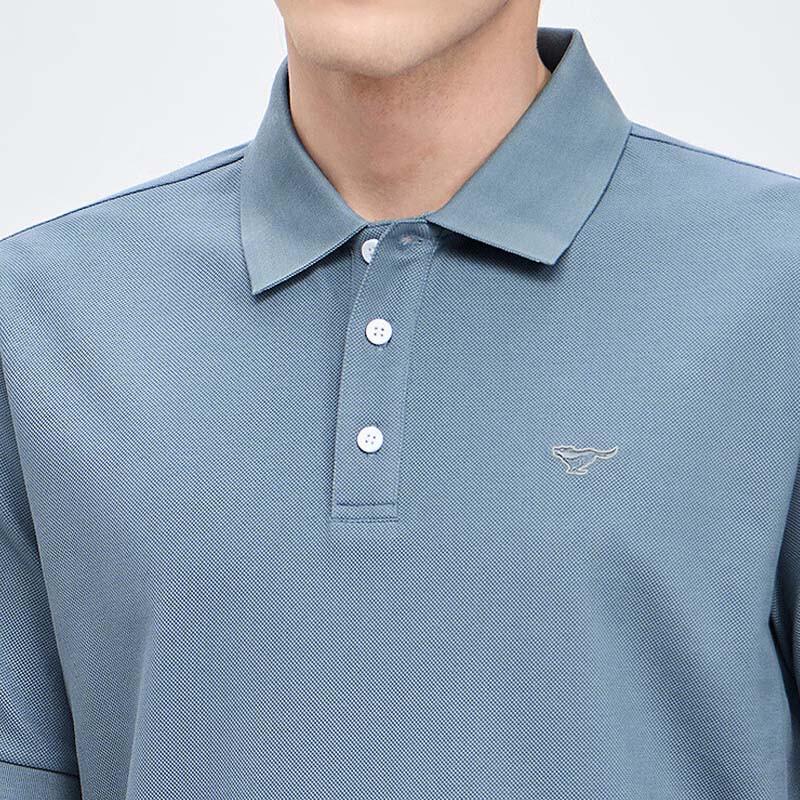 SEPTWOLVES Men's High-Cotton Short-Sleeve Polo Shirt