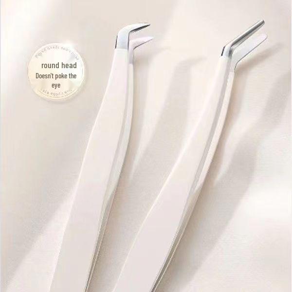 Golden Feather Eyelash Extension Tweezers & Curler Set