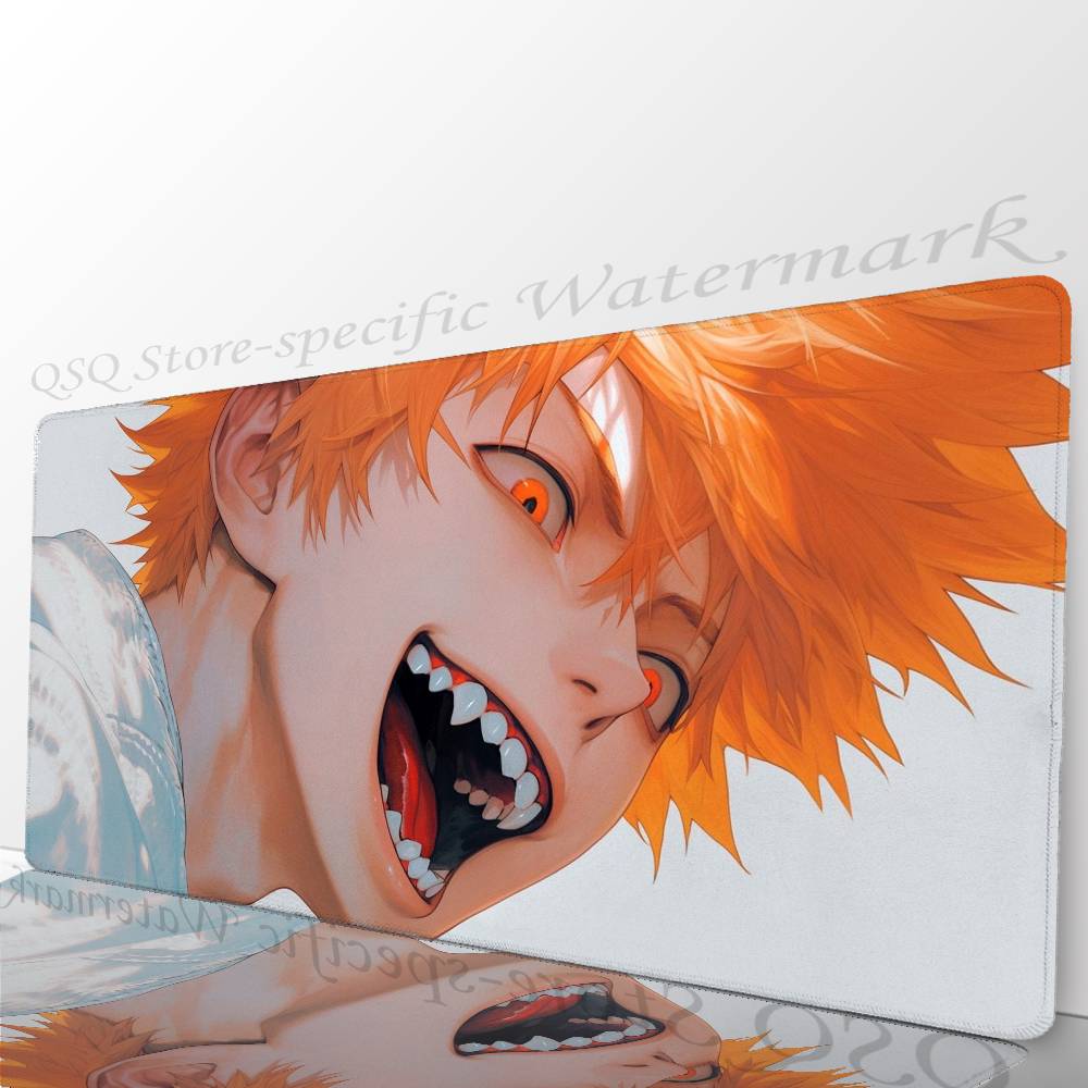 Denji Anime Chainsaw Man Mousepad Mouse Mat Desk Mat With Pad Gaming Accessories Prime Gaming XXL Keyboard Pad Padding Mat