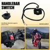 Black 7/8" Motorcycle Handlebar Electrical Control ON OFF Switch for Horn Start