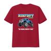 Womens Monster Truck T Shirt Black Small Vintage Washed Comfortable Stylish Versatile Slightly Designer Clothes Casual Homme