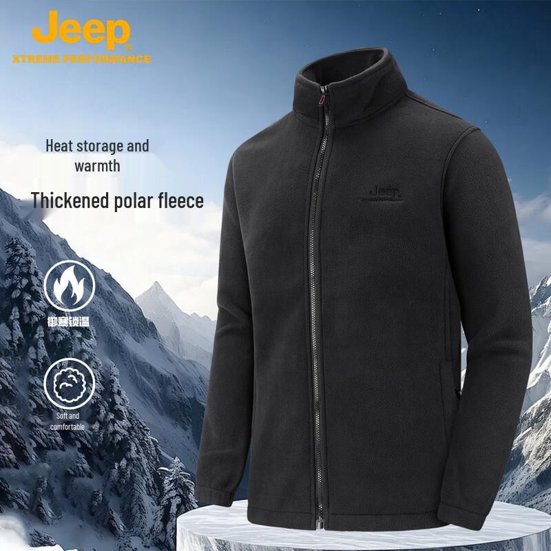 JEEP Unisex Fleece-Lined Outdoor Jacket