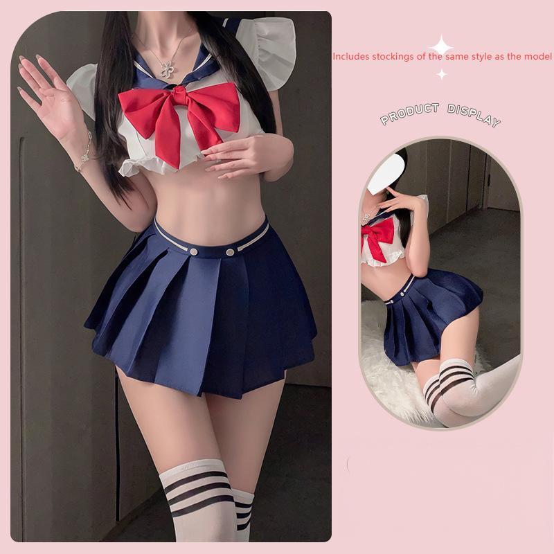 AniLV Japanese Anime School Unifrom Women JK Student Sailor Outfits Costumes Cosplay