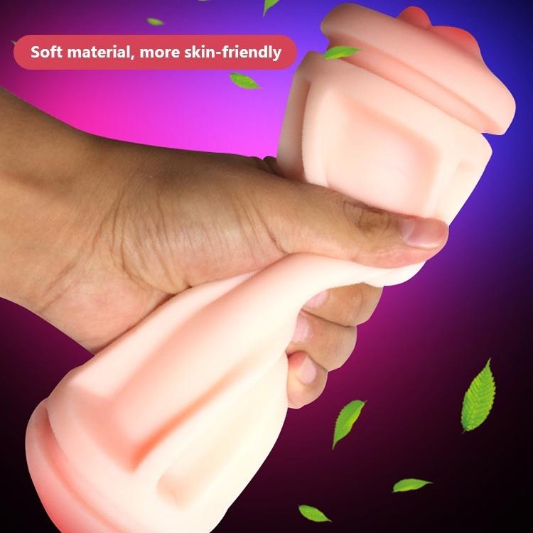 Male Masturbator Cup Vibrator Deep Throat Pussy Mouth Double Adult Endurance Exercise Sex Toys