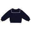 French Cat Navy Zip Cat Sweatshirt Q51dat230n5