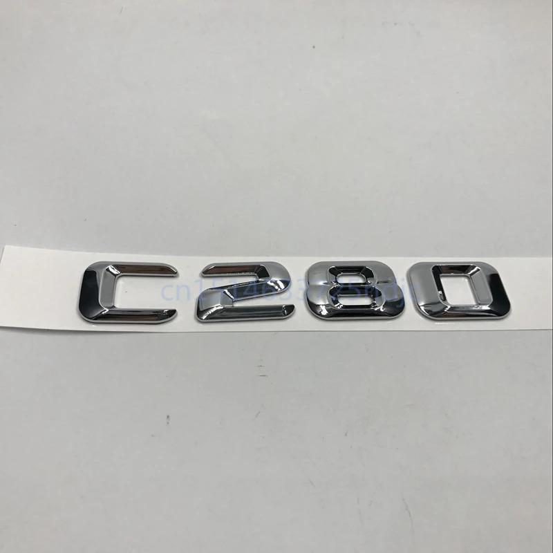 ABS For Mercedes-Benz C Class C180 C200 C220 C260 C280 C300 C320 Trunk Rear Emblem Badge Chrome Letters ZO7