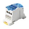 125A DIN Rail Mountable Power Distribution Junction Box with Tin Plated Brass Guide Rail and Multi Channel Output Options