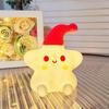Cute Yellow Star Night Light Battery Powered Desk Atmosphere Lamp for Living Room Bedroom Bedside Kid Room Gift Decor Lighting