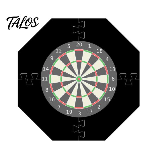 Quick Install Dart Board Guard Splicing Wall Protector Universal EVA Octagon Backboard Lightweight Shield Protection Surround Backing Accessories Easy