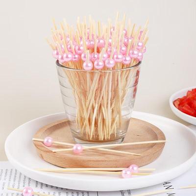 Palitos de Bambu Descartáveis para Frutas e Coquetéis ZISIZ