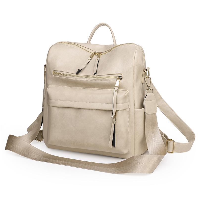 Backpack Large Capacity Backpack Dual Use Women's Shoulder Bag Retro Backpack